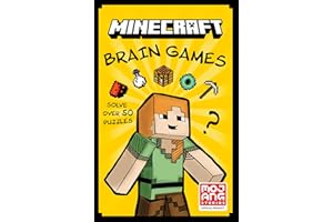 Minecraft Brain Games: An official illustrated Minecraft children’s puzzle book – perfect for kids into video games aged 7, 8, 9, 10 and 11 – new for 2025!