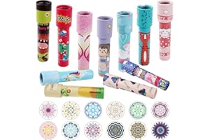 JRJRN 12Pcs Random Pattern Classic Kaleidoscope - Kaleidoscope Bag Filler, Educational Kaleidoscope Christmas Stocking Stuffers, Vintage School Classroom Prizes, Nostalgic Gift for Birthday