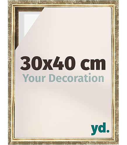 Schattenfugenrahmen Lemgo Für Keilrahmen 30x40cm - Hochglanz Schwarz Made In Germany