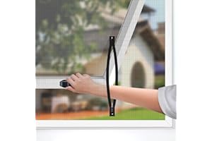 BKSAI Window Net to Keep Bugs Out Bug Net for Windows Fits Any Size 100x130CM Smaller Adjustable Mesh DIY Bug Net Fly Screen Window Nets