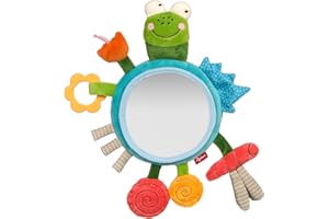 Sigikid 42662 Specchio Attivo Stagno PlayQ Ragazze e Ragazzi Baby Toy consigliato dai 3 mesi in su, multicolore