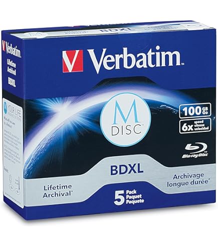 1000 Years Archival Hitachi/LG Digital Storage Blank M-Disc DVD+R