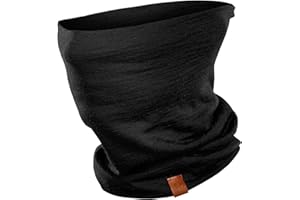 menique Schlauchschal – 100% Merino Wolle Loop Schal Damen, Atmungsaktives Multifunktionstuch und Halswärmer, Winter Halstuch Damen für Motorrad, Arbeit, Laufen, Ski-Maske