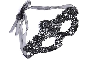 THE LACE MASK CO. Luxury Women's Lace Masquerade Prom Halloween Carnival Mask Ball