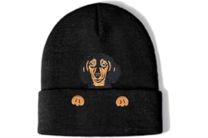 Aretas Berretto a bassotto, idea regalo per uomo e donna, regalo per i proprietari di cani, bassotto, decorazione per cani di tasso, unisex, ricamato