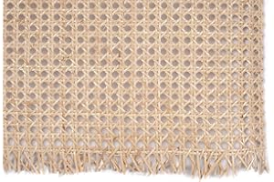 rattan-petrak 1 Meter Wiener Geflecht (Natur) (B 60cm), Stuhlgeflecht, Heizkörperverkleidung, Wabengeflecht aus Stuhlflechtrohr, Flechtrohrgewebe, in verschiedenen Breiten