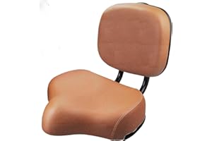 ZUKKA Sella per Bicicletta con Schienale Morbido e Sovradimensionato con Cuscino in PU per Triciclo Mountain Bike E-Bike