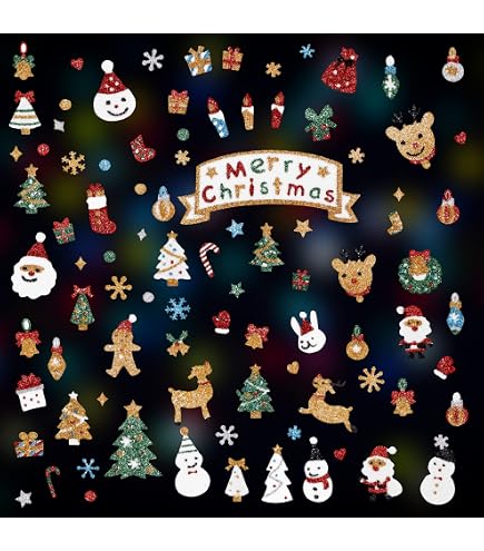 Weihnachtssticker Set – 274 Aufkleber Selbstklebend Für Karten, Scrapbooking & Geschenke