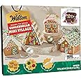 Wilton Gingerbread House Kit Bulk - Decorate Your Own Mini Village with Gingerbread Houses & Holiday Stickers - Perfect Christmas Gingerbread House Kit for Kids & DIY Cookie Decorating