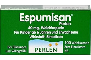 EURIMPHARM ARZNEIMITTE ESPUMISAN 40 mg Weichkapseln 100 St