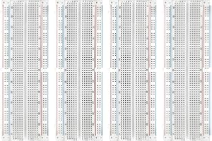 QILUCKY 4pcs Breadboard Kit Steckbrett mit 830 Point for Arduino Proto Shield DIY Kits(4)