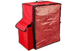CityBAG - Nevera portátil roja 48 Litros 39x50x25cm, mochila bolsa isotérmica para picnic, camping, playa, entrega de alimentos en moto o bicicleta