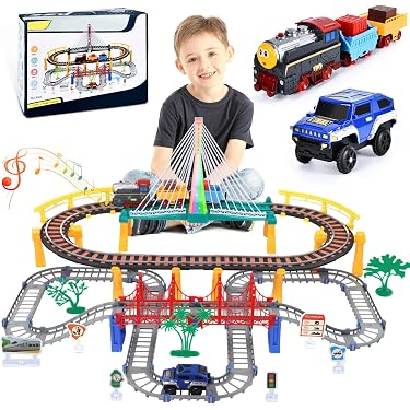 Clickrail Elektrisches Zugset Flexible Rennstrecke, Produktbild-Vorschau 6