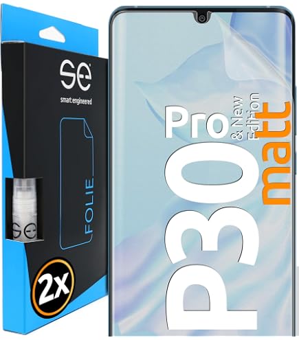 Brotect Pellicola Protettiva Per Huawei P30 (2 Pezzi) – Trasparente, Anti-Impronte, Anti-Graffio, Made In Germany - 3