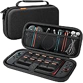 JETech Carrying Case for Nintendo Switch 2, Black | Hard Shell Protection, 20 Game Card Slots, Accessory Pocket, Lightweight