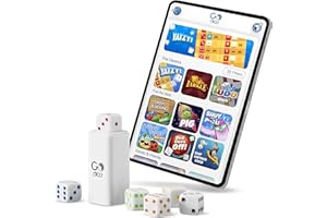 GOCUBE GoDice Full Pack - 6 Dados Inteligentes conectados. Los Mejores Juegos de Dados de Todos los Tiempos al Siglo XXI. Juegos educativos, Divertidos innovadores para Familiares, Amigos y Noches de Juegos