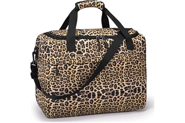 YOODI 40x30x20 Bagage Cabine pour Ryanair Wizzair Sac de Voyage Pliable Sac Voyage 25L Cabine Avion Imperméable Petite Valise Cabine Sac de Sport Weekend Duffel Sacs Camping pour Homme Femme, Brun
