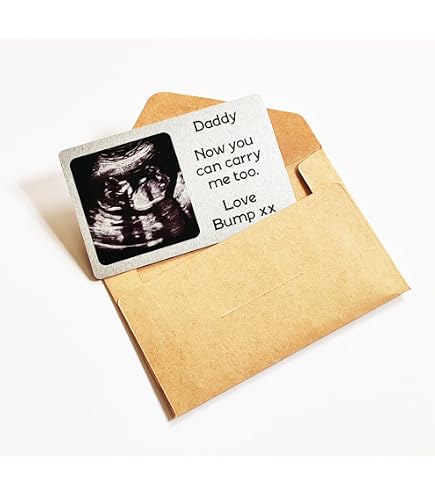thumbnail image 2 of Drifting Ducks Personalised Metal Wallet Card – To Daddy From Bump, Gift For Expectant Dad 2 of 5
