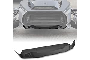 SAUTVS Aluminum Radiator Protector for Can-Am Ryker 600 900 / Rally, Lower Protector Skid Plate Guard for Can Am Ryker All Models Accessories, OEM Front Bumper Lip Plate(Replace #219400999)