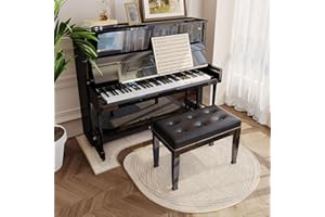 Hixingo Schallschutz Teppich Klavier, Teppich Boden mit Schallschutz für Klavier rutschfest Schallschutzteppich Antivibrationsmatte für Studio, Musikzimmer (Ästhetik,70x160cm)