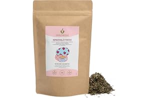 IDDA HERBAL Infusión de Hojas de Frambuesa (125g), Té Suelto de Hojas de Frambuesa, Hojas de Frambuesa Suavemente Secas, 100% Naturales y Puras para Preparar Té de Hierbas, Té de Frambuesa