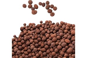 PINGEUI 17 L Clay Pebbles for Plant Pots, Clay Pebble Ceramsite Decor for Hydroponics, Gardens, Pots Drainage