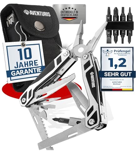 28 In 1 Multitool Werkzeug Faltbare Multifunktionszange Edelstahl - Camping  & Outdoor Geschenk