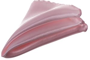 Trimming Shop Italien Carré Satin Mouchoir pour Tenue Habillée, Mariages, Bal, Célébration, Bal, Fêtes - Unisexe, Design Classique