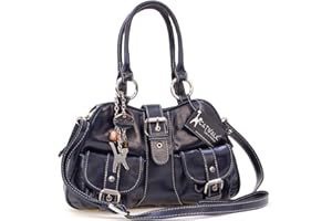 Catwalk Collection Handbags - Leather shoulder bag/handbag - handbag with shoulder strap/shoulder bag - FAITH
