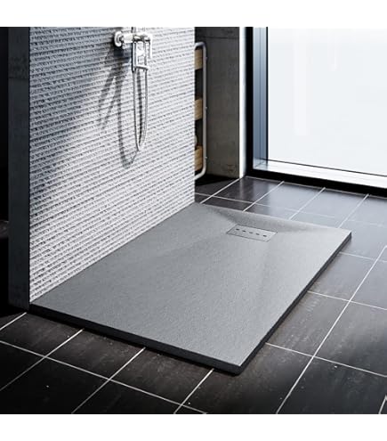 Receveur de douche 90 x 180 cm extra plat LUCIA en SoliCast® surface