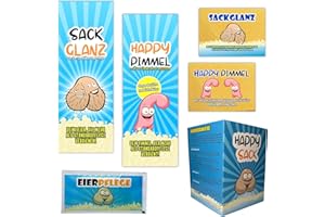 Kackspecht® Funny gifts for men for birthday, gift for your buddy or friend, funny joke item, common gift idea, funny shower gels