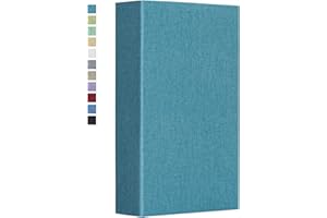 Vienrose Linen Photo Album 4x6 300 Pockets Photobooks Black Page Large Capacity Picture Albums for Valentine Wedding Christmas Birthday (300 pockets, Grassgreen)