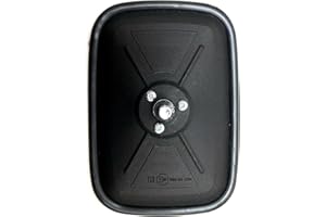 ‎MELTRUCK MelTruck® Außenspiegel Rückspiegel 170x120mm M8 LKW Bagger Traktor Schlepper Baumaschinen (1, 170 x 120 mm M8 Gewindehalter)