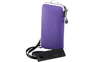 OneJoy Handytasche XL Größe, wasserdichte Handytasche Hülle mit Schultergurt oder Gürtel für Samsung S23 Ultra, Google Pixel 7 Pro, Violett 180 x 90 x 12 mm