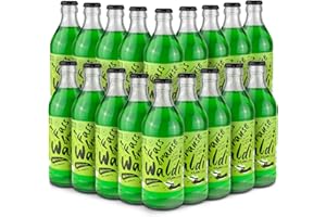 ‎ZWÖNITZER HANDWERKLICH GEBRAUT Brauerei Zwönitz Waldi Fassbrause Waldmeister 18er Pack / 0,33 Liter Flaschen Waldmeister Brause/Erfrischende Brause Limo aus Sachsen