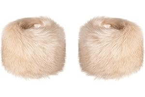 Futrzane Siberian Polsini - Scaldabraccia e Manicotti di Pelliccia Sintetica