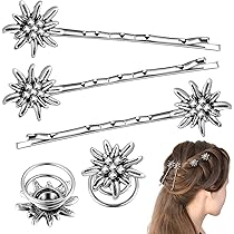 YDUNARISE Trachtenschmuck Set Damen - Edelweiß Herz Anhänger Mit Strass Für Oktoberfest