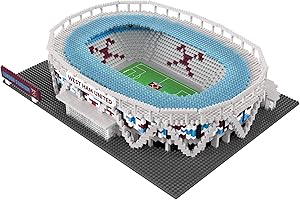 FOCO BRXLZ 3D-Bausatz, Modell: Fußballstadion, Bauspielzeug, West Ham