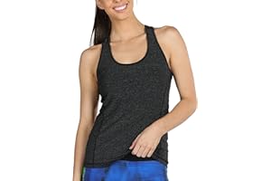 icyzone Débardeur de Sport Femme Dos Nageur Yoga Shirt sans Manches Running Fitness Tank Top