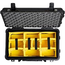 Pelican 1510 Case With Padded Dividers (Black) : Amazon.co.za