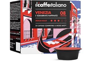 Il Caffè Italiano kaffekapslar kompatibla med Lavazza A Modo Mio Venezia-blandningen - 120 kapslar
