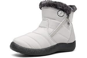Gaatpot Stivali Donna Stivaletti Invernali Scarpe Cotone Outdoor Stivali da Neve Caldo Peluche 36-43