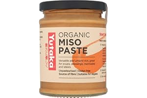 Yutaka Organic Miso Paste 300g | Unpasteurised Japanese Soybean Paste | Rich Umami Flavor | Perfect for Soups, Marinades & Sauces | Vegan & Non-GMO