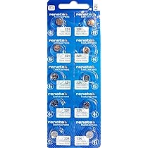 Batteria Svizzera Batteria Renata 321 SR616SW 1.55V Per Orologi - Ossido D'argento Senza Mercurio | Swiss Made Batteria 1.55V