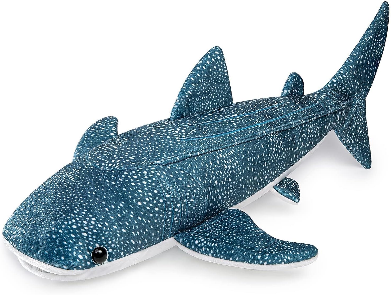lilizzhoumax Tiburón Ballena Peluche 50cm/20” Lindas muñecas de Relleno de roedores, Tiburón Ballena Peluche Suave Relleno Juguetes De Animales Salvajes Regalo para Amigos Y Niños
