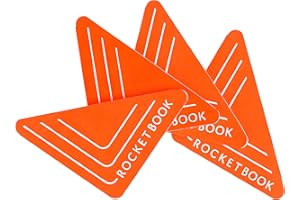 Rocketbook Beacons - Digitalizza la tua lavagna bianca - Adesivi riutilizzabili per inviare le tue note scritte sulla lavagna bianca in cloud.