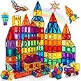 VegCow 100pcs Magnetic Tiles Set - 3D Magnetic Building Blocks, Educational Construction Magnet Toys for Kids–Inspirational Creative STEM Learning Gifts for Toddler