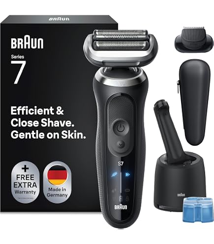 Braun Series 7 Electric Shaver 360° Flex with Precision Trimmer