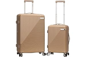 Rockland Star Trail Hardside - Maleta con Ruedas giratorias, champán (Dorado) - F242-CHAMPAGNE
