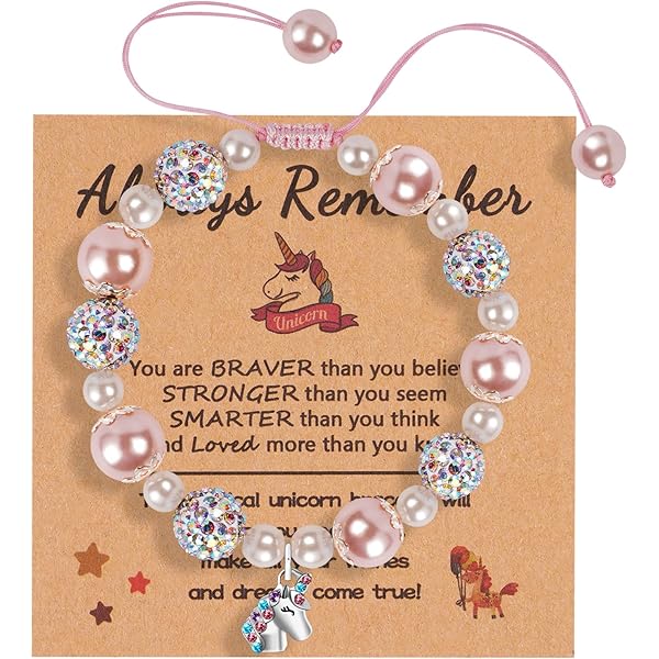 Rosa Axolotl Armband - Verstellbares Abschlussgeschenk Für Mädchen